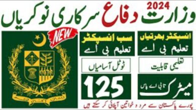 Ministry of defence Latest jobs 2024